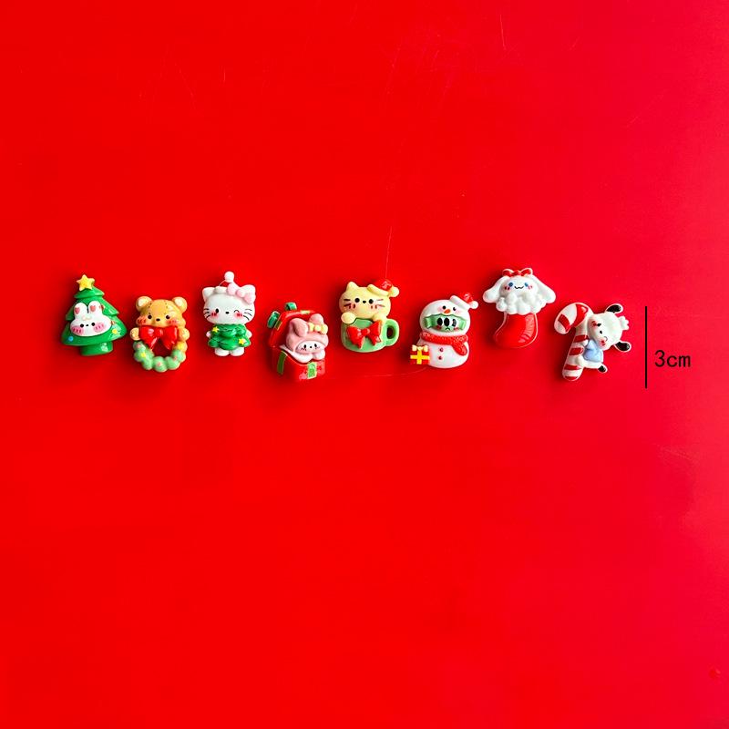 Charming Vintage Snowman 3D Magnetic Christmas Tree Decoration & Refrigerator Sticker Gift