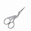 1Pc Stainless Steel Embroidery Sewing Tools Crane Shape Shears   Stitch Scissors Gold