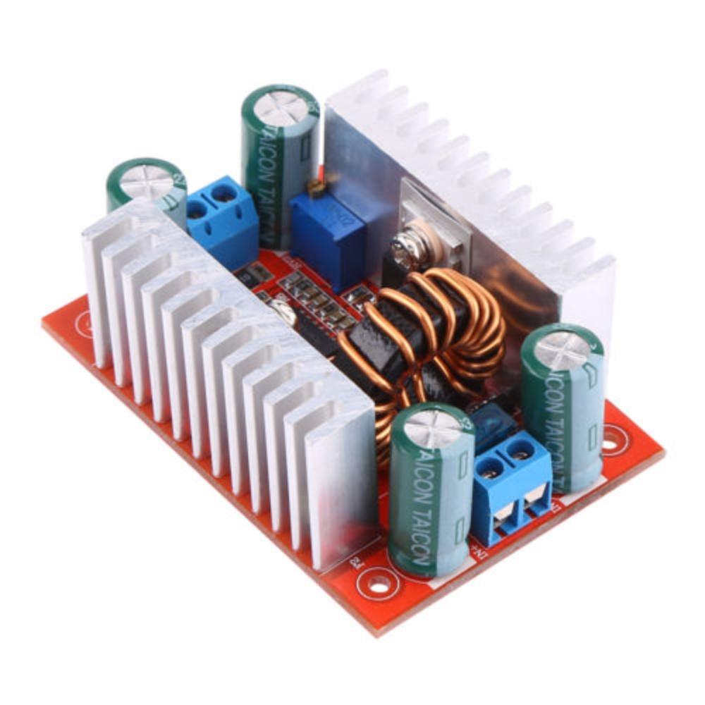 

DC-DC 400W 15A Boost Converter Constant Current Power LED Driver Input DC8.5-50V Output 10-60V Voltage Charger Boost Module
