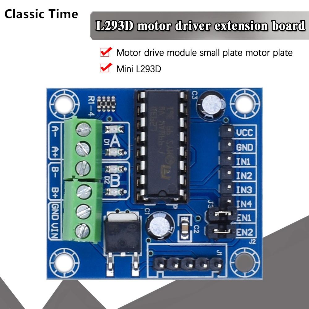 

Mini 4CH 4 Channel Driver Driver Shield L293 L293D Модуль плати розширення