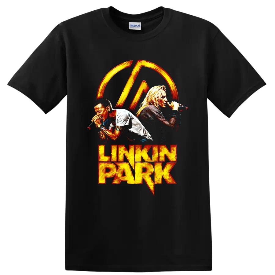 Linkin Park T-Shirt Rockband Sänger Mikrofon Grafik Konzert Musik Kunst T-Shirt