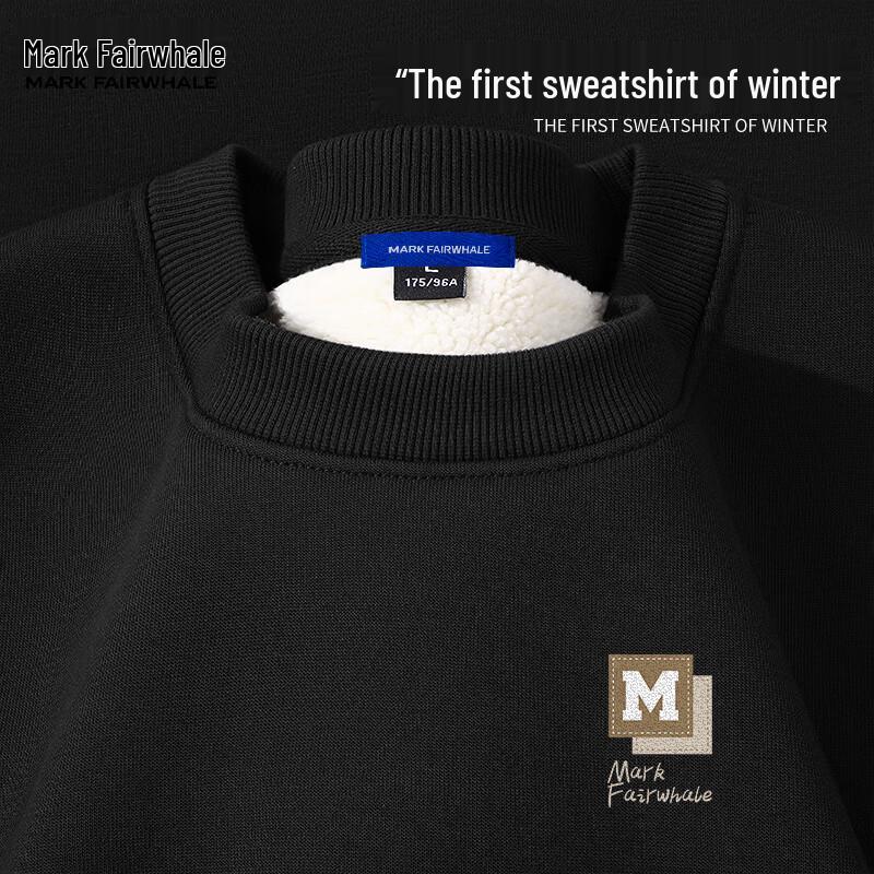 Mark Fairwhale Men s Heavyweight Fleece-Lined Crewneck Sweatshirt 2XL