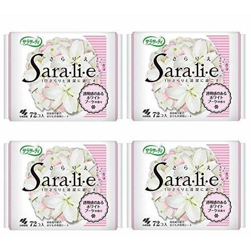 

Bulk Purchase: Sarasaty Sararie Panty Liners, White Bouquet Scent, 72 Sheets x 4 Packs
