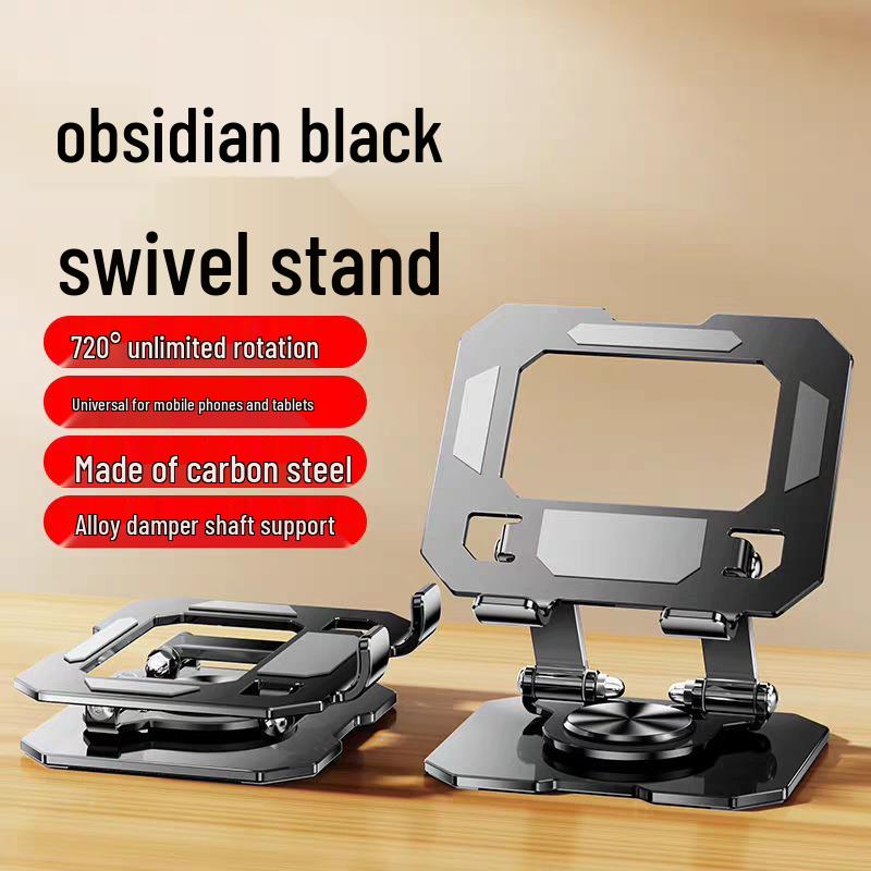 Suporte de Mesa Rotativo de Metal para Tablet e iPad - Suporte Universal para Telefone para Jogos e Aprendizagem