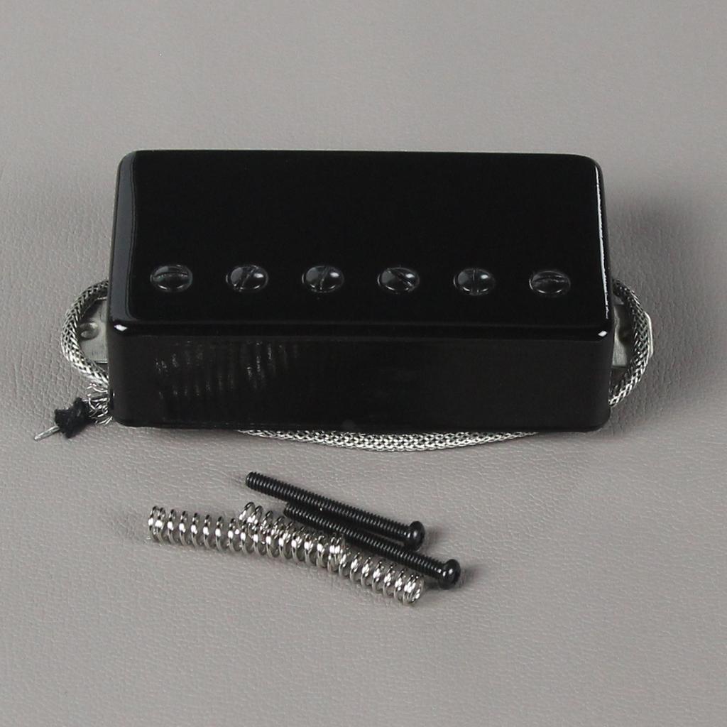 FLEOR 1pc Alnico 5 Pickup Guitar Humbucker Pickup for LP Guitar, Neck or Bridge,Chrome /Gold/Black