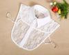 Lace Floral Fake Collars for Womens Shirt Detachable False Collar Blouse Lapel Elastic Collar Tie Girls Sweater Faux Col