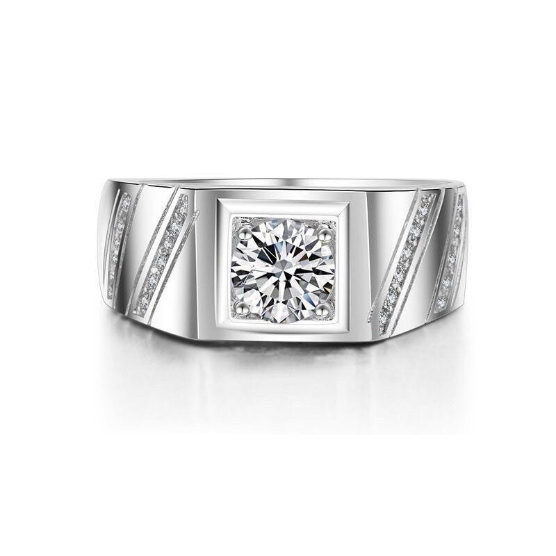 

Мода Новое Властное Персонализированное Кольцо с Бриллиантом Мужское Открытое Кольцо Бриллиант Моцарелла Мужское Кольцо Ювелирные Изделия