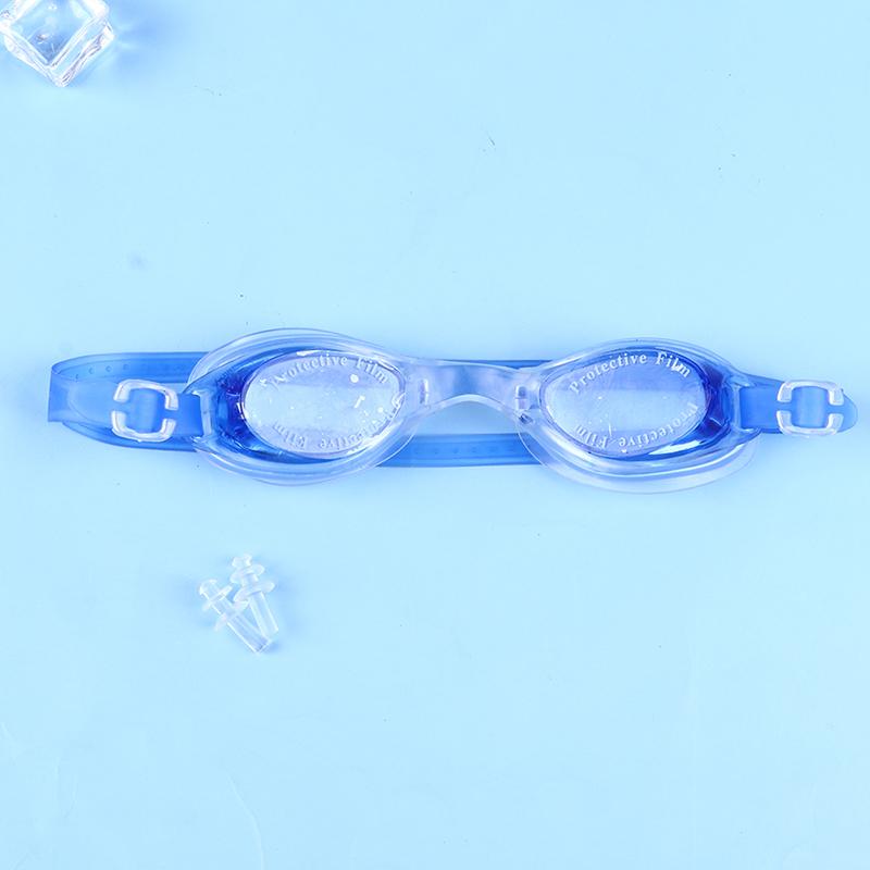 Buy Goggles Swimming Adjustable And Transparent Rubber Strap Goggles