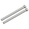 Uxcell Straight Ejector Pin, Round Point Punch, 65Mn Steel, for Machinery Maintenance, 10mm Diameter, 150mm Length, 2 Pieces