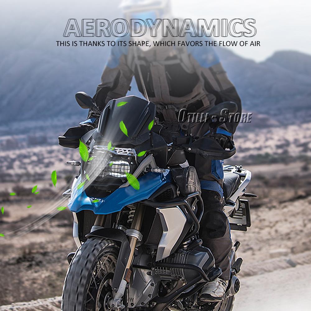 Motorcycle Windshield For BMW R1250GS 2018 - 2024 ADV LC Rallye Windscreen Deflector Protector Wind Screen