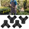 Tap Y Splitter 2 Way 2 Valves Hose Splitter Connector for Garden Hose Faucet  Standard 4pcs