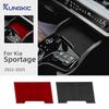 Real Soft Carbon Fiber Sticker For Kia Sportage NQ5 2022 2023 2024 2025 LHD RHD Car Central Control Storage Box Accessories