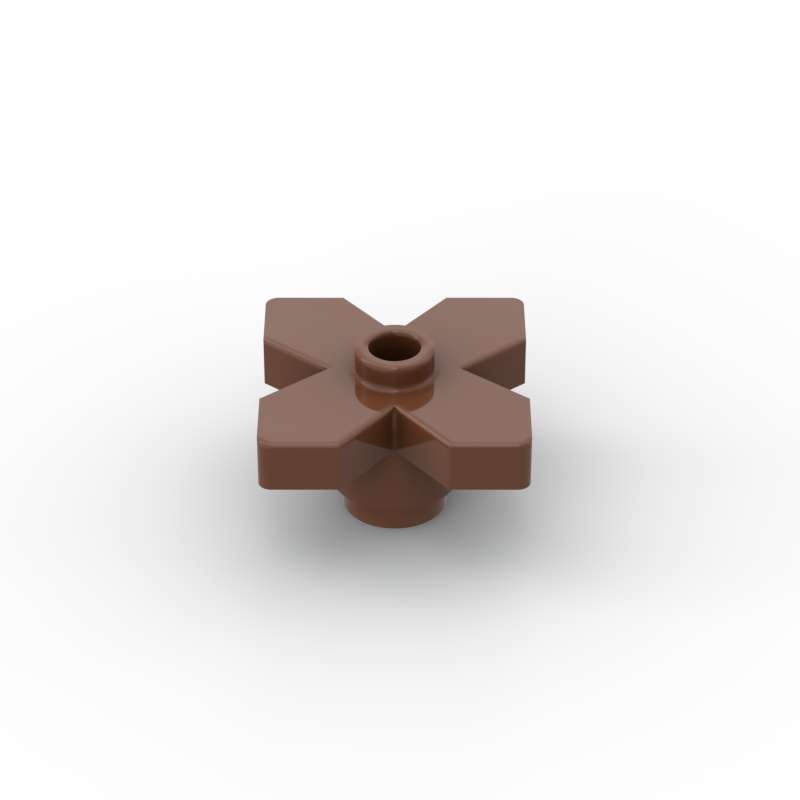 MOC 10PCS 4727 Plant Flower Building Blocks Kit 2x2 Angular Leaves Decoration Bricks Particle Toys For Children Birthday Gifts