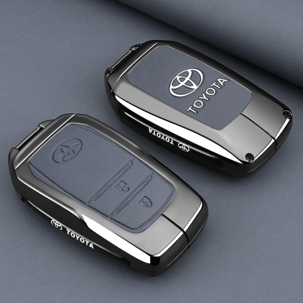 2026 Neu Für Toyota Leder Auto Schlüsselanhänger Hülle Für Toyota C-HR Hilux Fortuner Land Cruiser 200 Camry Corolla Crown RAV4 2023 202