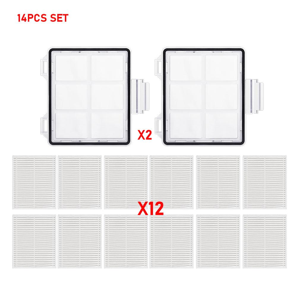 Filter Replacement For Xiaomi E12 E10 B112 S20 D106 E10C 3C Plus C103 3C Enhanced Primary Filter HEPA Filter Robot Vacuum Part