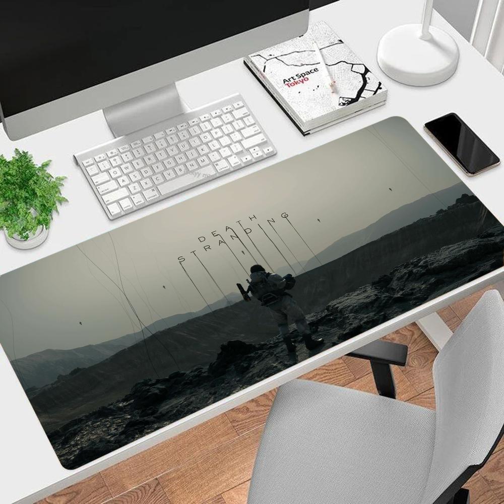 Death Stranding Mousepad INS Tide Large Cartoon Anime Gaming Mouse Pad Keyboard Mouse Mats Desk Mat Accessories LockEdge 300x600x2mm