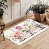1Pcs Anti Fatigue Kitchen Rugs Floral  Print Waterproof Non-Slip Thick Cushioned Kitchen Mat Heavy Duty Comfort Standing Mat for Kitchen