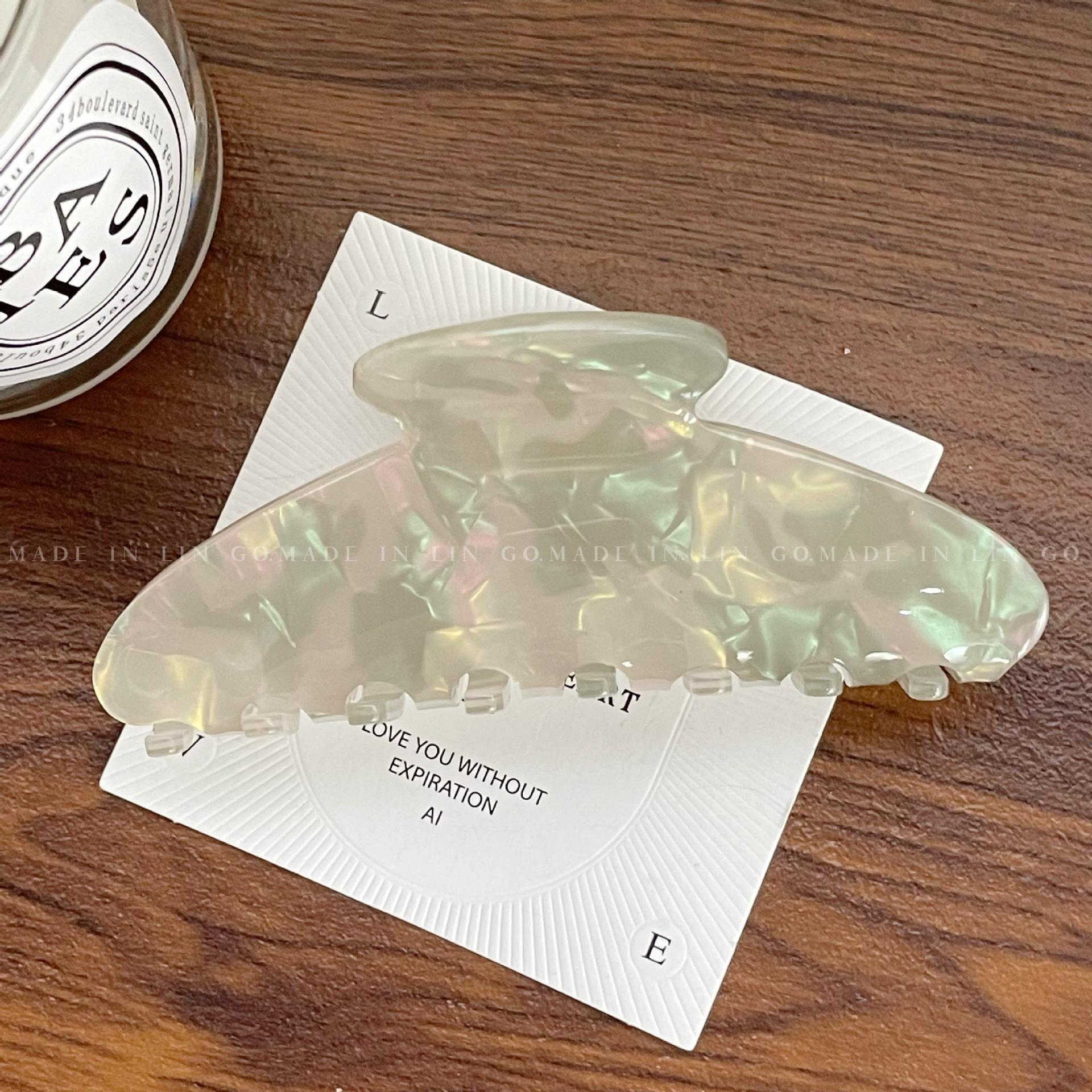 

Премиальная французская заколка для волос с уксусной кислотой - элегантный универсальный аксессуар для волос в стиле акулы для женщин