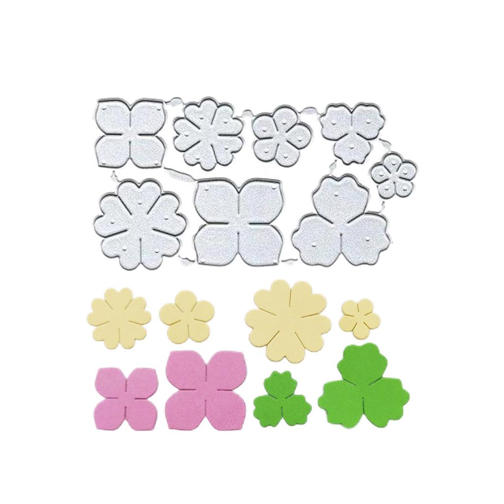 New Jasmine Petals Flowers Metal Cutting Die Mould Scrapbook Decoration Embossed Photo Album Decoration Card Making DIY