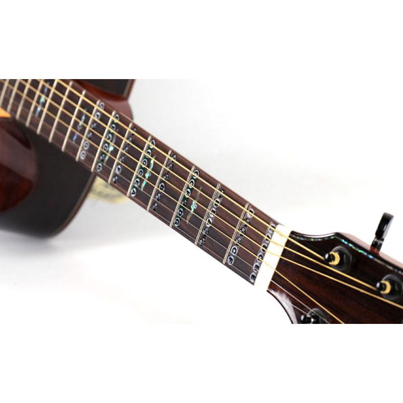 Guitar Sticker Guitar Fretboard Notes Labels Guitar Parts Fingerboard Fret Decals 6 String Acoustic Electric Guitar Accessories