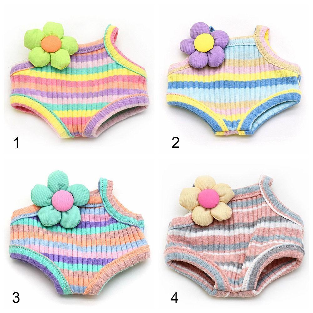 Dress Game Summer Outfit Miniature Sling Trousers 20cm Doll Clothes Dolls Accessories 3D Flower