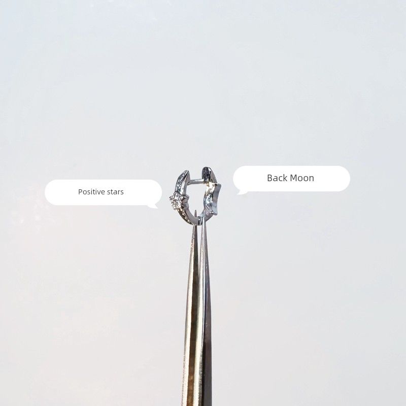 

22 Ding Mu Star Ear Studs Fancy Ear Bone Stud Ear Ear Bone Pin Women s Earrings Five-Pointed Star Ear Hook Eardrops