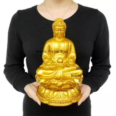 Resin Buddha Statue Chinese Resin Handicrafts Feng Shui Buddha Statue Ornament Home Decoration Office Buddha Statue Decoration