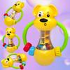 Bear Bell Ball Rattle Soft Sensory Toy Sensory Development Hand-Cranked Bell  Early Education