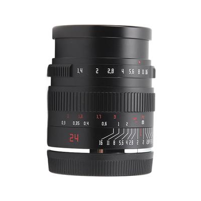 7ARTISANS 24mm F1.4 Lens Geniş Açı Lens Metal Gövde 2 ED Cam Yarım Çerçeve Kamera Lensi M3 M5 M6 için