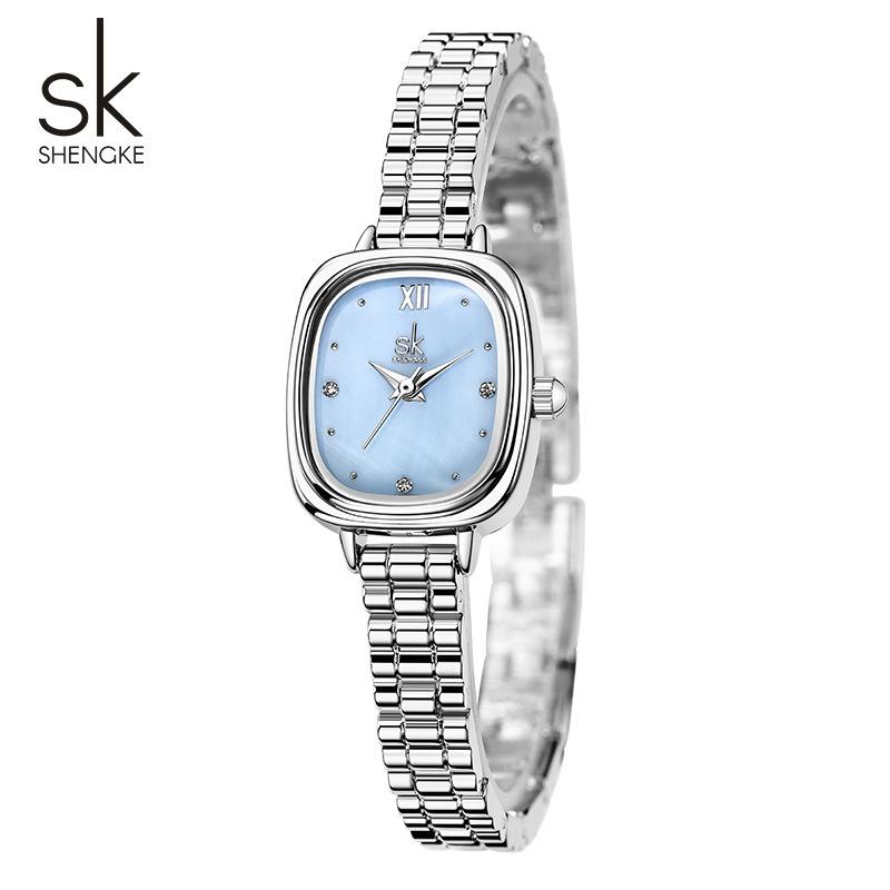

SK Gold Women s Luxury Waterproof Quartz Watch with Steel Band