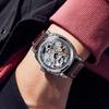 Watch Men'S Mechanical Hollow, Trendy Men'S Automatic Mechanical Watch, Luminous Niche Engraved Watch