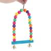 Natural Wooden Parrot Swing Toy Bird Supplies Perch Hanging Swings Cage For Pets