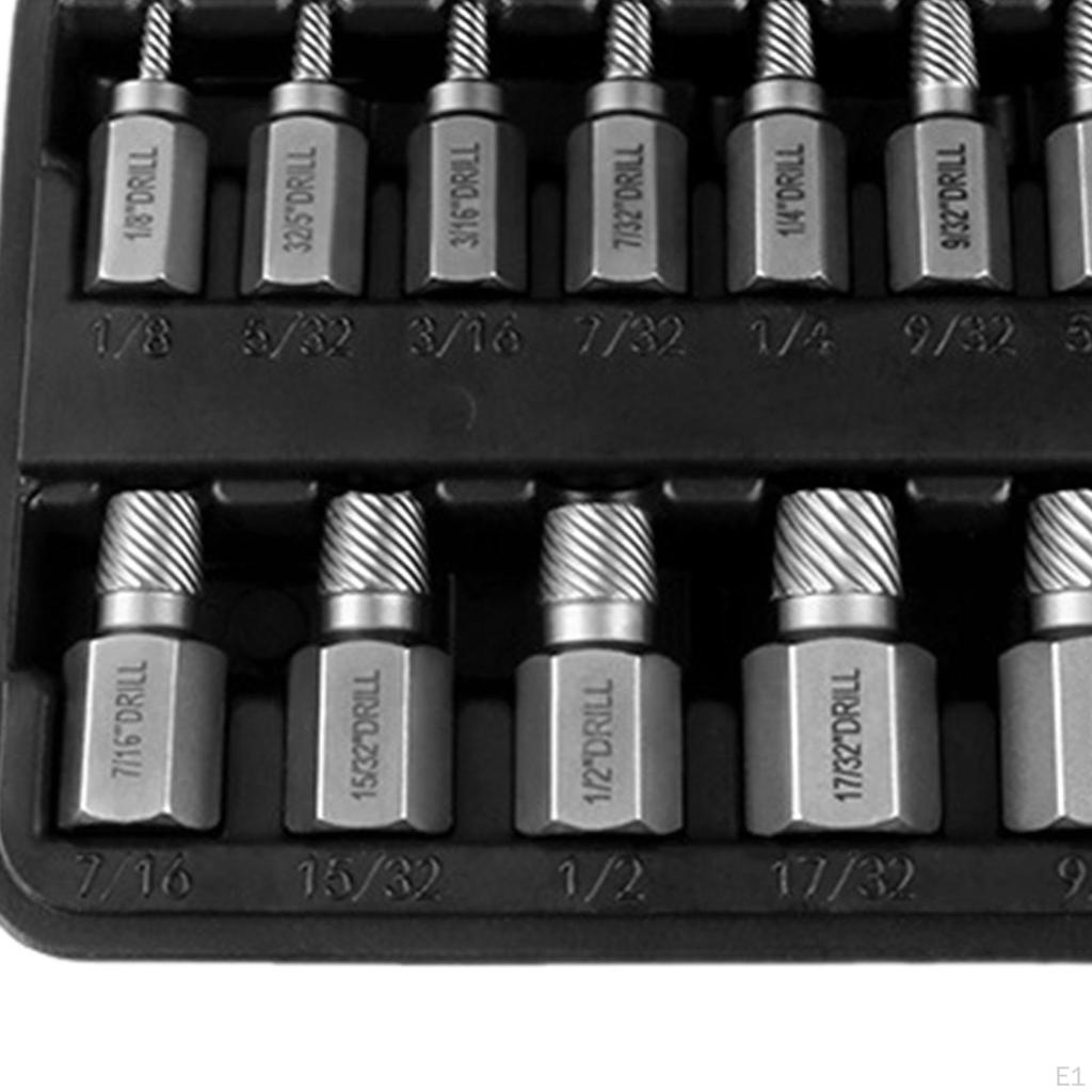 Damaged Screw Extractor Bolt Kits High Hardness Sturdy Hex Head Steel Stud