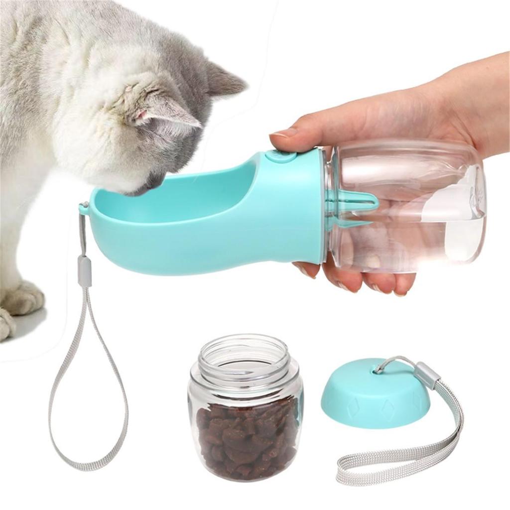 Portable Pet Water Bottle - Outdoor Dog & Cat Feeder Cup