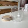 Transparent glass storage tank Kitchen household glass storage tank