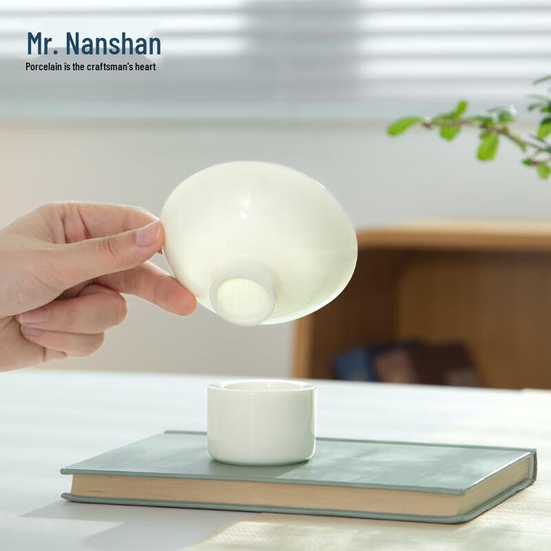 Nanshan Goldbemaltes Keramik-Teesieb