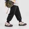 Boys' Fleece-Lined Winter Athletic Jogger Pants