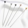 6Pcs Stainless Steel Cake Tester Stick Baking Tool Reusable Cake Testing Needles for Kitchen Home Bakery Tools Enduring