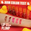 MLSMILE Makeup Mirror Water Light Transparent Lip Enhancement Lip Oil Long-lasting Moisturizing Lip Glaze 6 Color Liquid Lipstick