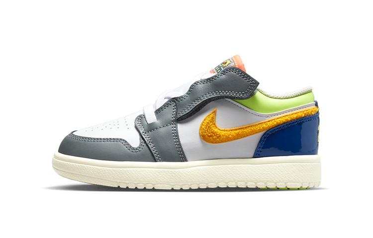 Jordan Air Jordan 1 Детские Баскетбольные Кроссовки для Дошкольников FB1836-181 35