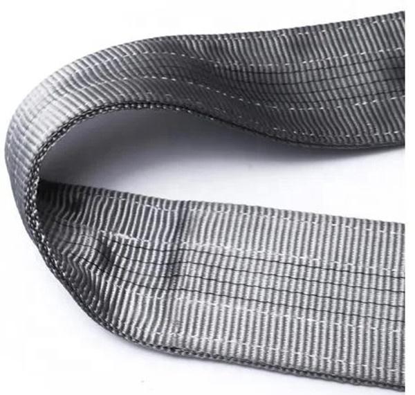 Safety Factor Grey Color Lifting Webbing Sling Manufacturer Hot Sell Product Crane Polyester Webbing Slings