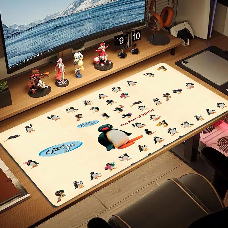 Black Duck Sticker Large Size Mouse Pad Large Gaming Table Cushion Nonslip Laptop Tablet Big Mousepad Xxl Mat Mini Pc Playmat With Lock Edge
