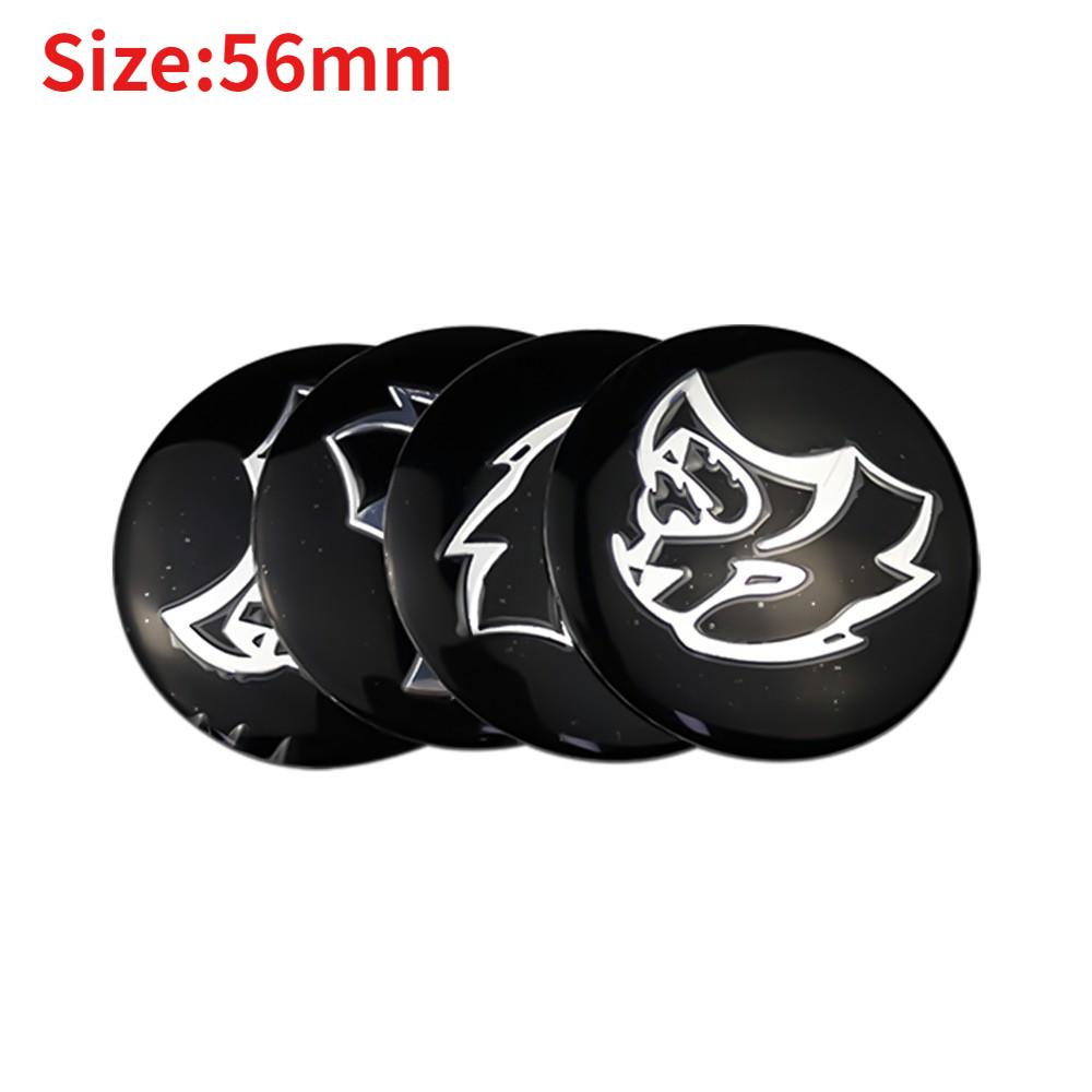 4PCS 56/60/65mm Car Wheel Center Sticker Hub Badge for Dodge AVENGER CALIBER CARAVAN Challenger CHARGER DART DURANGO JOURNEY RAM