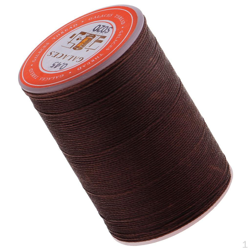 0,45mm Sewing Thread Leather Waxed Flat For Shoes Luggage,