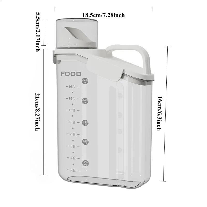 Sealed Tank Large Capacity Sealed Kitchen Food Storage Tank Household Multigrain Plastic Grain Dried Fruit Rice Bucket