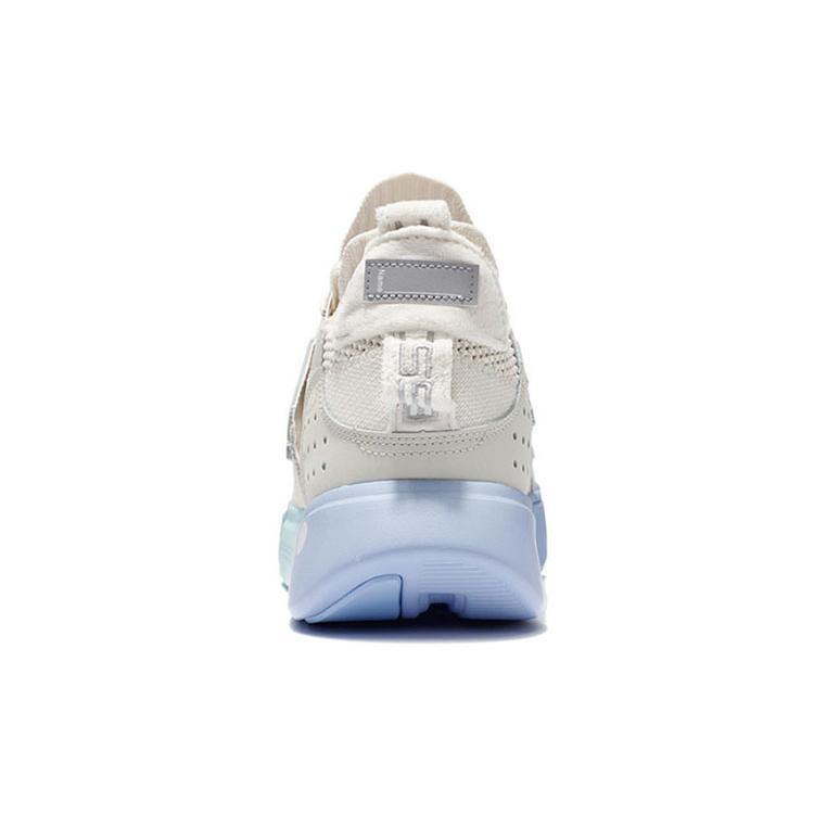 New LiNing Essence 2 ACE Cotton Candy Cushioned Wear Resistant Slip Resistant Mid Top Basketball Shoes Pearl White ABCS011-1