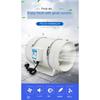 3''4''5''6'' Exhaust Fan Silent Inline Pipe Duct Fan Bathroom Extractor Ventilation Kitchen Toilet Wall Air Clean Ventilator
