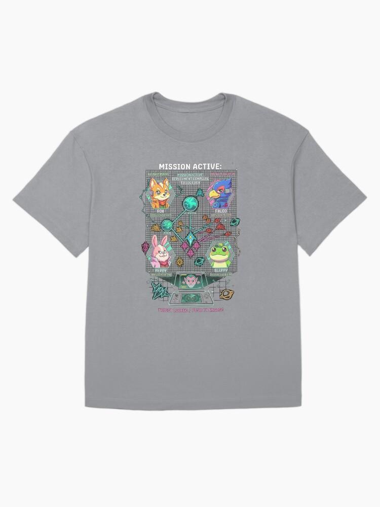 Star Fox Adventures Remastered starfox mission active Oversized Unisex T-Shirt