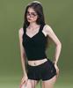 Peullijeunopallou Dan Rose Logo Shorts (Charcoal)