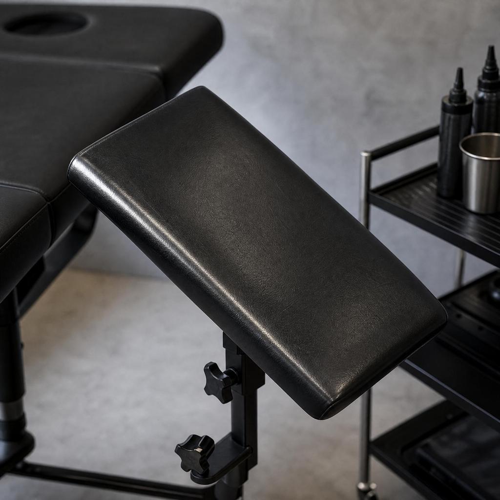 Body Art Armrest Pad with Screw Hardware Foam-Cushioned Padded